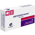 Купить кветиапин-канон, таблетки, покрытые пленочной оболочкой 25мг, 60 шт в Городце