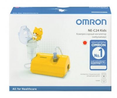 Купить ингалятор компрессорный omron (омрон) compair с24 kids (ne-c801kd) в Городце