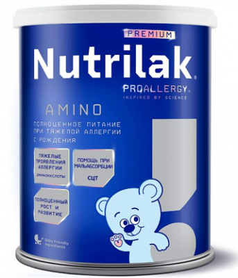 Купить nutrilak (нутрилак) премиум гипоаллергенный на основе аминокислот молочная смесь с рождения, 400г в Городце