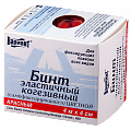 Бинт когезивный самофиксирующийся Вариант 4м х 4см, красный