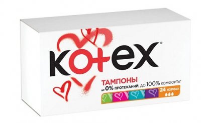 Купить kotex (котекс) тампоны нормал 24шт в Городце