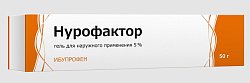 Купить нурофактор, гель для наружного применения 5%, туба 50г в Городце
