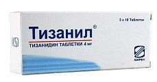 Купить тизанил, таблетки 4мг, 30шт в Городце