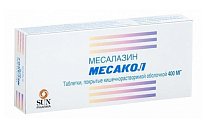 Купить месакол, таблетки покрытые кишечнорастворимой оболочкой 400мг, 50 шт в Городце