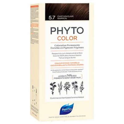Купить фитосолба фитоколор (phytosolba phyto color) краска для волос оттенок 5,7 светлый каштан в Городце