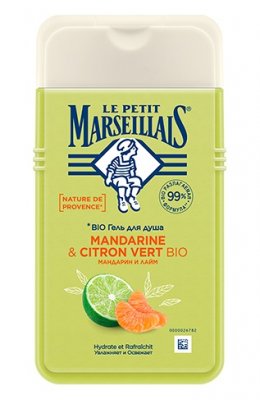 Купить le petit marseillais (ле петит марселл) гель для душа мандарин и лайм, 250мл в Городце