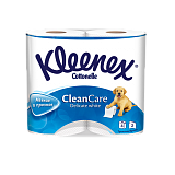 Kleenex (Клинекс) Клин кеа туалетная бумага деликатная 2-х слойная, рулон 4шт