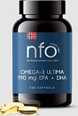 Купить норвегиан фиш оил (nfo) омега-3 ультима, капсулы 1600мг, 120шт бад в Городце