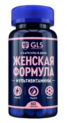 Купить gls (глс) женская формула мультивитамины, капсулы массой 430мг, 60шт бад в Городце