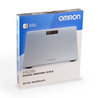 Купить omron (омрон) весы электронные цифровые hn-289 серые в Городце
