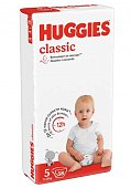 Купить huggies (хаггис) подгузники классик 5 11-25кг 58шт в Городце