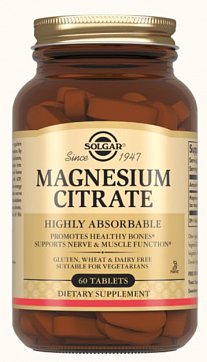 Solgar (Солгар) Цитрат Магния, таблетки массой 1717мг, 60 шт БАД