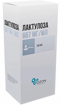 Лактулоза, сироп 667мг/мл, флакон 200мл