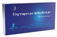 Купить глутаргин алкоклин, таблетки 1г, 2шт в Городце