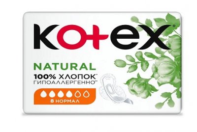 Купить kotex natural (котекс) прокладки нормал 8шт в Городце