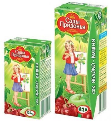 Купить сады придонья сок, ябл/виш 125мл (сады придонья апк, россия) в Городце