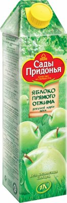 Купить сады придонья сок, ябл. 100% 1л (сады придонья апк, россия) в Городце
