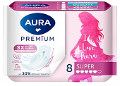 Купить aura premium (аура премиум) прокладки супер 8шт в Городце