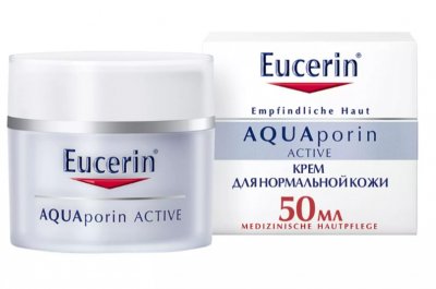 Купить eucerin aquaporin active (эуцерин) крем для лица для чувствительной, норм и комбинир кожи интенсивное увлажнение 50 мл в Городце