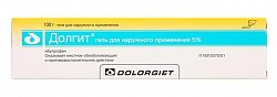 Купить долгит, гель для наружного применения 5%, туба 100г в Городце