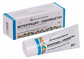 Купить метилурацил+левомицетин, мазь для наружного применения 40 мг/г+7.5 мг/г, туба 50г в Городце