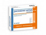 Купить диклофенак, раствор для внутримышечного введения 25мг/мл, ампула 3мл 10шт в Городце