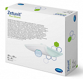 Купить silicone plus zetuvit (цетувит) повязка суперабсорбирующая с контактным слоем из силикона 20смх20см, 10 шт в Городце