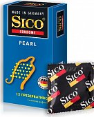 Купить sico (сико) презервативы pearl точечное рифление 12шт в Городце