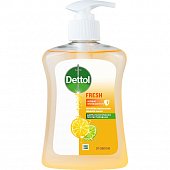 Купить dettol (деттол) мыло жидкое антибактериальное бодрящая свежесть с экстрактом грейпфрута, 250мл в Городце