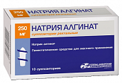 Купить натрия алгинат, суппозитории ректальные 250мг, 10 шт в Городце