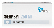 Купить фенибут, таблетки 250мг, 50 шт в Городце