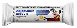 Купить vitateka (витатека) аскорбинка доброты кислота аскорбиновая с фруктозой, таблетки 2,9г 10шт бад в Городце