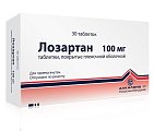 Купить лозартан, таблетки, покрытые пленочной оболочкой 100мг, 30 шт в Городце