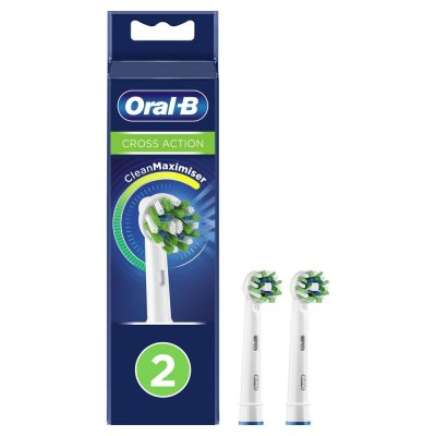 Купить oral-b (орал-би) насадка для электрической зубной щетки crossaction eb50rb, 2 шт в Городце
