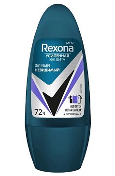 Rexona (Рексона) Men антиперспирант шариковый Ультраневидимый, 50мл