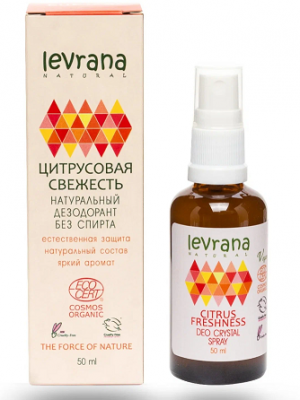 Купить levrana (леврана) дезодорант цитрусовая свежесть, 50мл в Городце