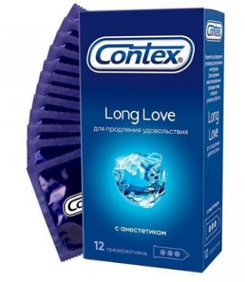 Купить contex (контекс) презервативы long love продлевающие 12шт в Городце