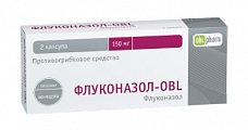 Купить флуконазол-obl, капсулы 150мг, 2 шт в Городце