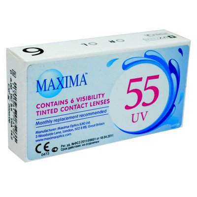 Купить контактные линзы maxima 55 comfort plus №6, -1,25 в Городце
