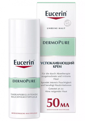 Купить eucerin dermopure (эуцерин) крем для лица для проблемной кожи успокаивающий 50 мл в Городце