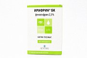 Купить ирифрин бк, капли глазные 2,5%, тюбик-капельница 0,4мл, 15 шт в Городце