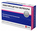 Купить леветирацетам велфарм, таблетки покрытые пленочной оболочкой 250 мг, 30 шт в Городце