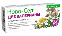 Купить ново-сед две валерианы, капсулы массой 546мг 30шт бад в Городце
