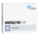 Купить винпоцетин, таблетки 5мг, 50 шт в Городце