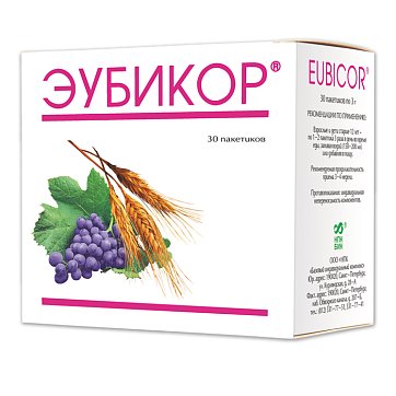 Эубикор порошок, пакетики 3,0г 30 шт БАД