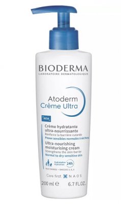 Купить bioderma atoderm (биодерма) крем для лица и тела ультра с помпой, 200мл в Городце