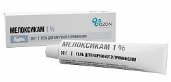 Купить мелоксикам, гель для наружного применения 1%, 30 г в Городце