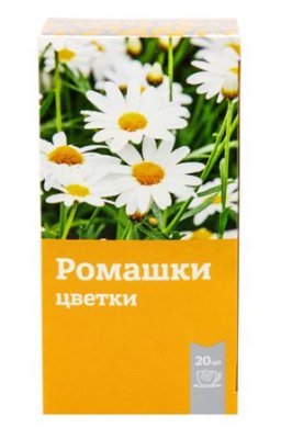 Купить ромашки аптечной цветки, фильтр-пакеты 1,5г, 20 шт бад в Городце