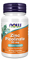 Купить now foods (нау фудс) цинк пиколинат, капсулы 530мг, 30 шт бад в Городце