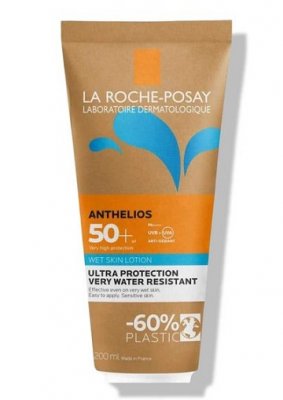 Купить la roche-posay anthelios (ля рош позе) гель для лица и тела с технологией нанесения на влажную кожу spf50+, эко-туба 200мл в Городце